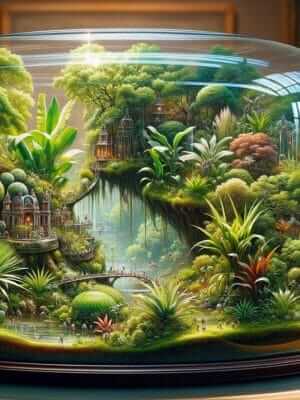 Upcycled Micro-Terrarium